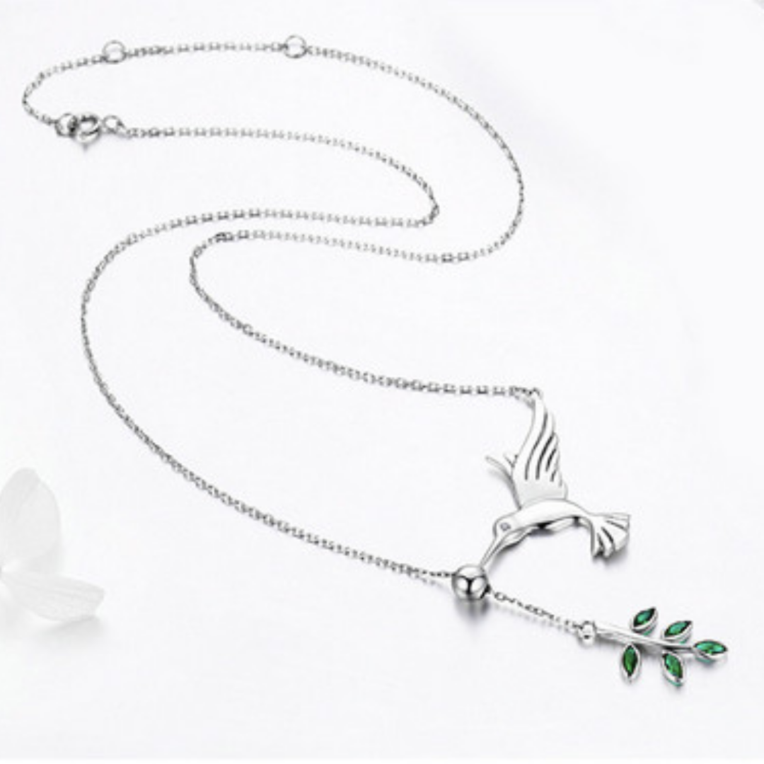 Collar Colibrí Plata 925