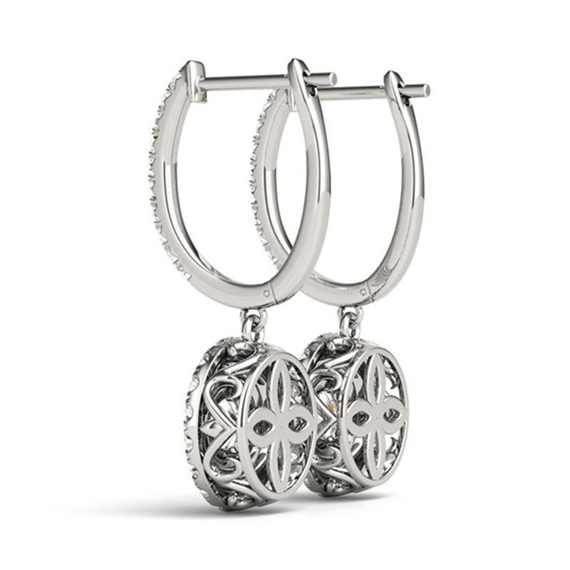 Pendientes Eternity con Incrustaciones de Circonita