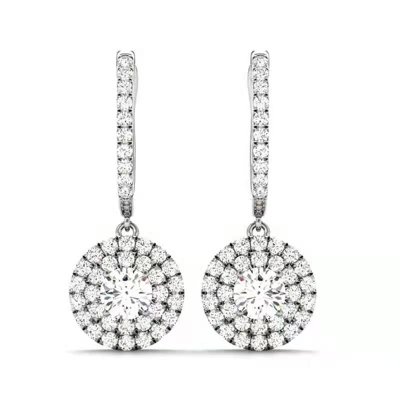 Pendientes Eternity con Incrustaciones de Circonita