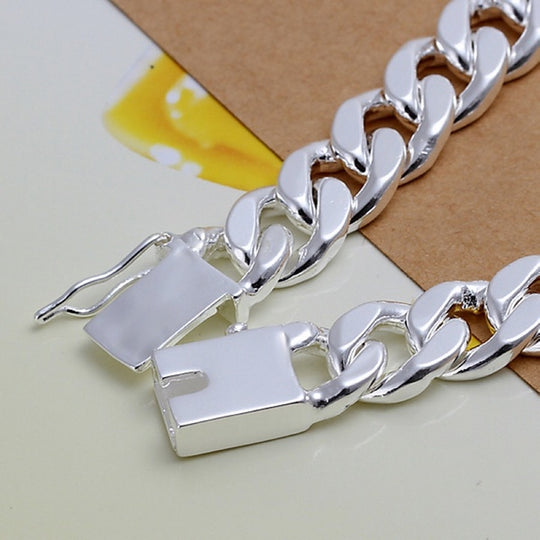 Pulsera Masculina de Plata